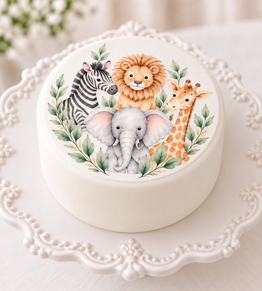 Printed fondant & marzipan